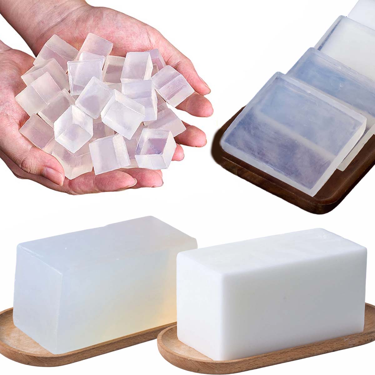 Soap Making Supplies Wholesale - 1000g Gliserin Sabun Bazı DIY El