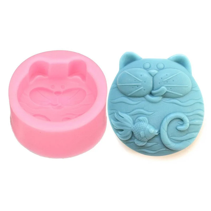 Soap Making Lye - 1PC Yapışmaz Silikon Kalıp 3D Sabun