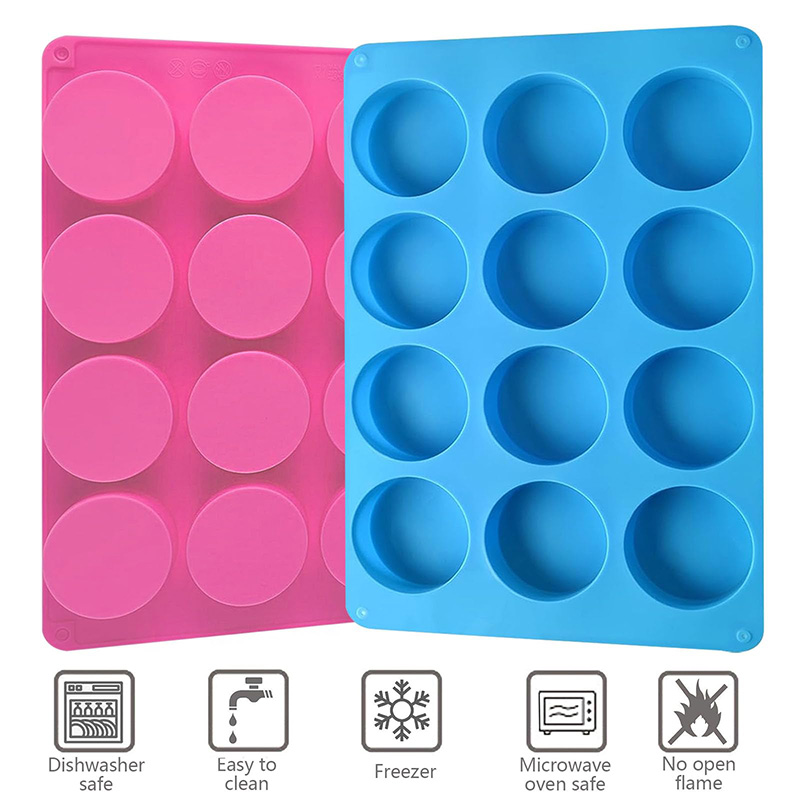 Yuvarlak Silikon Kalıplar 12 B - Soap Making Gloves incelemesi ve fiyatı