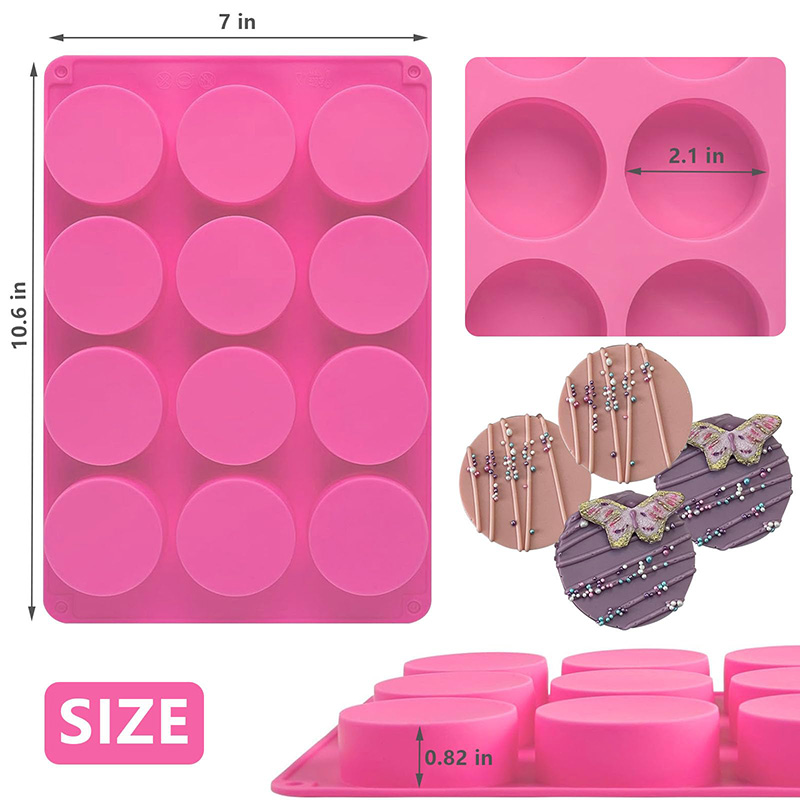 Yuvarlak Silikon Kalıplar 12 B - Soap Making Gloves incelemesi ve fiyatı