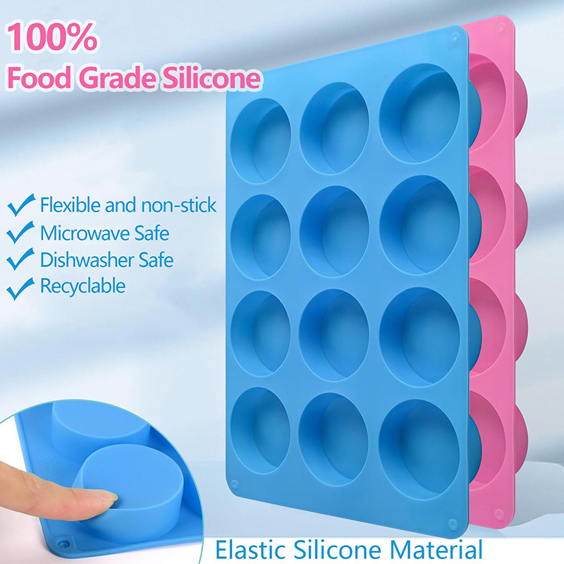 Yuvarlak Silikon Kalıplar 12 B - Soap Making Gloves incelemesi ve fiyatı